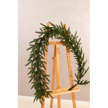 Гірлянда з литої хвої Смерека зелена 2м